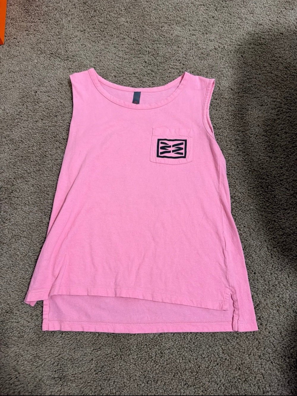 RIZNWILD Pink Spark Plugs Sleeveless Tank Top with Front Pocket